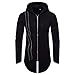 Produktbild Strickjacken MEIbax Herren Langarm Kapuzenpullover Reißverschluss Spleißen Hoodies Pullover Sweatshirt Trainingsanzüge Mäntel Jacken für Herbst Winter