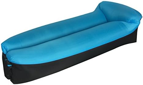 Portable air lounger Inflatable Lounger Sofa comfortable pouch couch for For Lounging, Camping,Beach,Fishing,Kids,Chilling,Parties,Swimming Pools,Camping with a handy storage bag