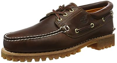 Timberland TRAD HS 3 Eye Lug, Chaussures Basses Homme - Marron (Brown Pull-Up) - 42 EU