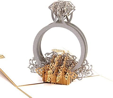 3D Pop Up Greeting Cards ,Pantipinky Fantastic Handmade Gift Cards Valentine’s Day Birthday Anniversary Invitation Weeding Love Gifts, Envelop Included