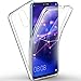 Produktbild AROYI Huawei Mate 20 Lite Hülle 360 Grad Handyhülle, Silikon Crystal Full Schutz Cover Vorne und Hinten Schutzhülle für Huawei Mate 20 Lite-clear