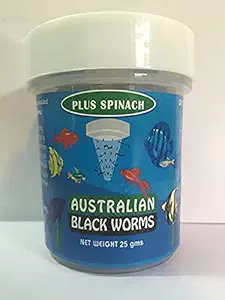 Discuss Fish Food (Australian Black Worms Spinach 25 gm)