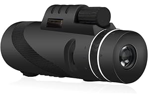PHYSIOPHYX Monocular-Telescope 80x100 High Powered Monoculars-Black
