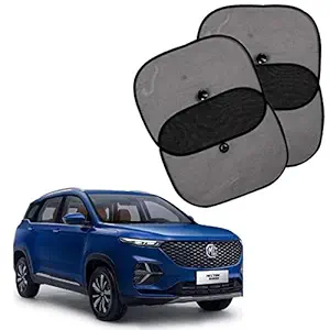 Car Window Shade, Auto Sunshade for Blocking UV Ray and Protecting Sunshade for MG Hector Plus (Set of 4)