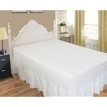 LUXURY PERCALE 8 THREAD COUNT EXTRA DEEP FITTED VALANCE SHEET ...