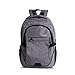 Produktbild Wewod Herren Freizeit Atmungsaktiv Rucksack Plain Einfarbige Oxford Tuch Schultasche (Grey)