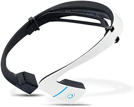 Effie Bone Conduction Headphones with Microphone Bluetooth 4.1 Wireless Stereo Sport Headphone for Running Cycling Driving (White)