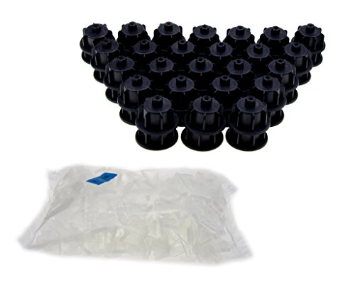 NIVIFIX Brunoplast Fliesen Nivelliersystem Starter-Set schwarz für Fliesen 3 – 12 mm Stärke (Verlegehilfe, Verlegesystem, Fliesenverlegung, Fliesenverlegehilfe, Fliesenverlegesystem, Fliesennivelliersystem) - 4