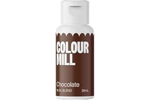 Colour Mill Oil Blend Food Colouring Chocolate: Colorante Alimentare Liposolubile a Base di Olio - 20 ml