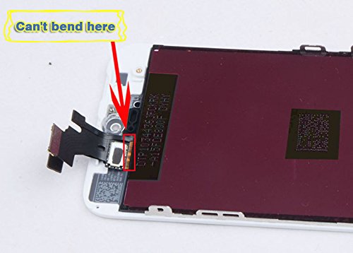 UGadget Nuevo Blanco Pantalla LCD de Repuesto de la Asamblea digitalizador de Pantalla t     ctil con Kit de Herramientas para iPhone 5S  4   