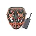 Produktbild Keng EL Kaltlicht Maske Tanzparty Party LED Leucht Maske Dunkelgrün Halloween Horror Terror Scary Leuchtende Maske Party Maske