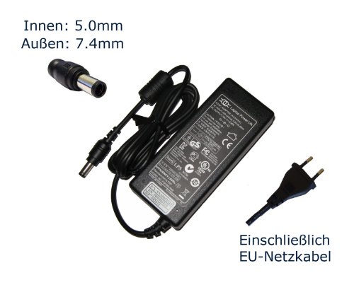 Netzteil für Compaq Presario CQ71-310EG CQ71-310SE CQ71-310SG CQ71-320SG CQ71-325EG Notebook Laptop Ladegerät Aufladegerät, Charger, AC Adapter, Stromversorgung kompatibles Ersatz (12 Monate Garantie, einschließlich kostenlosem EU-Netzkabel) - "Laptop Power" gebrandmarkt
