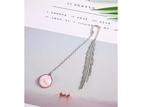 Preisvergleich Produktbild Sinnvoll Seashell Büroklammer Lesezeichen Schule Bürobedarf Journal Lesezeichen Schreibwaren (Pink) für die Arbeit