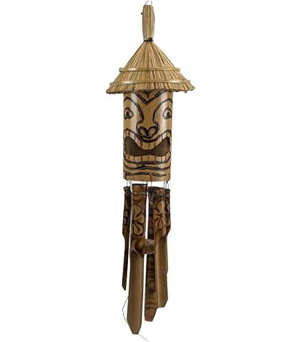 Carillon éolien En Bambou Avec Maison D'oiseau - Environ 90 Cm, Son Apaisant, Décoration Jardin Ou Intérieur