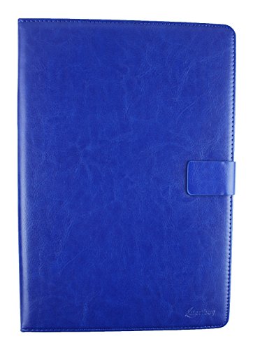 Emartbuy® Denver TIQ-11003 10.6 Zoll Tablet Universalbereich ( 10 – 11 Zoll ) Blau Multi Angle Exekutiv Folio Mappen Kasten Abdeckung mit Kartensteckplätze + Eingabestift - 3