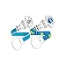 MAM Soother Saver Clip Twin Pack - Monsters (Blue)