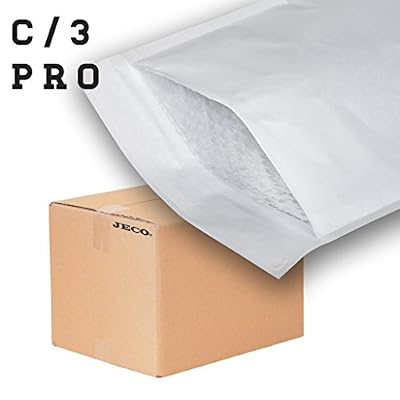 JECO - 100 Enveloppes à bulles d'air pochettes matelassées d'expedition PRO taille C3 C/3 int. 150 x 220 mm