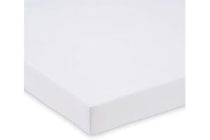 ‎FABIMAX FabiMax Jersey Spannbettlaken für Laufgitter 100x100 cm, weiß