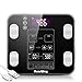 Produktbild HiXB Körperfett Waage Digital Weight Personenwaage Hochpräzise Körperfettwaage BMI Muscle Mass Three Color,Black,BatteryPowered