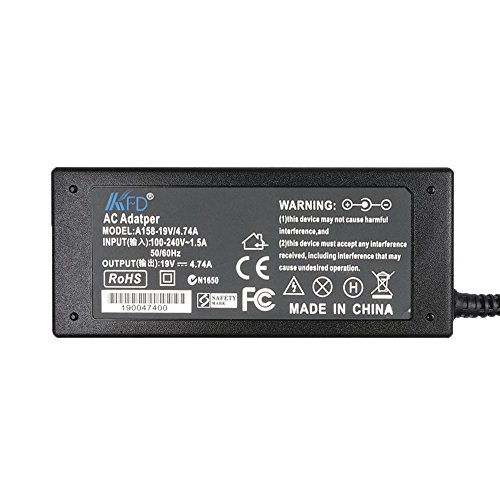 KFD Netzteil 90W Laptop Ladegerät für Asus ADP-90SB BB ADP-90FB K73 K53 K55 K50 ADP-90CD DB N55 N76 X55 X75 X44 X53 X83 U56 U30 U35 U43 U46 A53E A53S U52F A52F A55A Toshiba Lenovo Fujitsu Targa Gericom Maxdata(Geliefert in 3-5 Werktagen) - 2