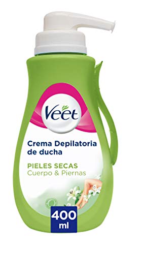 Veet Crema Depilatoria - con Dosificador, Piel Normal y Seca-400ml