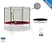 Produktbild LS-T245-PA8 (RD) Deluxe LifeStyle ProAktiv Garten- Trampolin 245 cm - 8ft - Extra Starkes Sicherheitsnetz - Neu