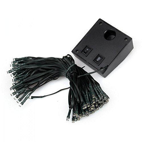 Esky 55ft 17M 100er LED Solar Lichterkette für Garten, Outdoor, Weihnachten, Party, Hochzeit, Warmweiß Lichtfarbe - 7
