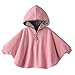 Baby Toddler Double-side Wear Cloak Hooded Cape Kids Poncho Hoodie Coat