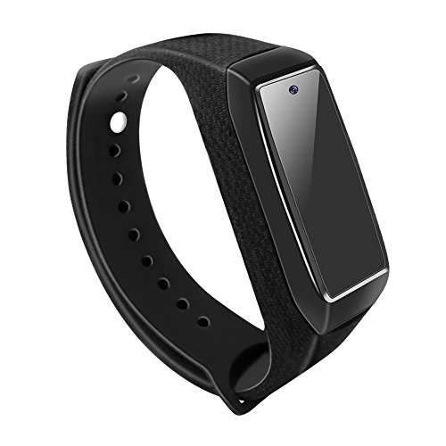 Preisvergleich Produktbild Mini Kamera Überwachungskameras 1080P Smart Armband Mini Videoüberwachungstechnik Anzeige Zeit / Datum Recorder Camcorder MEHRWEG