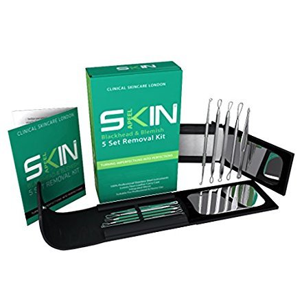 Skinapeel Premium - Kit de eliminación de puntos negros y manchas con espejo