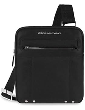 Piquadro Link Umhängetasche flach mit Inneneinteilung 26 cm