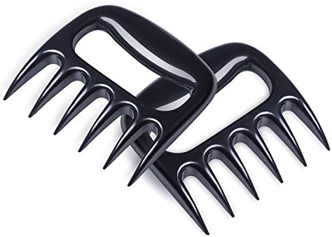 iManson Meat Claws Set - 2 Pcs Meat Handle Forks - Resistant Barbecue Kitchen Meat Bear Paws - Meat Shredder Pork Kitchen Tools for Lifting Mixing and BBQ