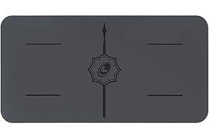 Liforme Yoga Pad - Coussin de Yoga pour Genoux, Coudes et Mains - Le Tapis de Yoga Écologique et Antidérapant avec Un Système d'Alignement Unique et Original