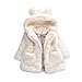 Produktbild Longra Baby Kinder Mädchen Winterjacke Wintermantel Steppmantel Steppjacke mit Ohr Kapuze Kinder Jacken Kaninchen Prinzessin Warm Winterparka Übergangsjacke Outwear(0-4Jahre) (90CM 18Monate, Beige)