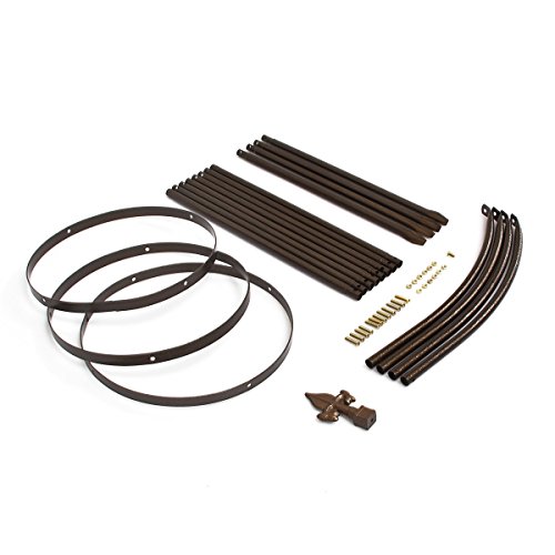 Relaxdays Rankhilfe massives Metall Säulenform 190 cm - 3