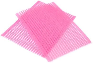 Naisicantar Front Hair Fringe Bang Holder Stabilizer Velcro Makeup Sticker Pad Patch Paster(Pack of 2: Pink)