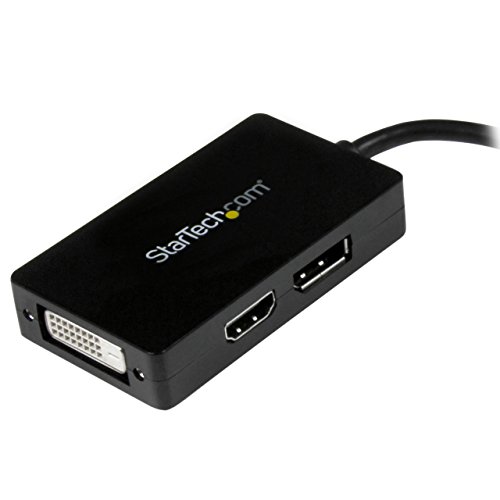 StarTech.com Mini DisplayPort auf DisplayPort/ DVI/ HDMI Adapter mit bis zu 2560×1600 / mini DP Stecker/ DVI-D Buchse auf HDMI Buchse - 2