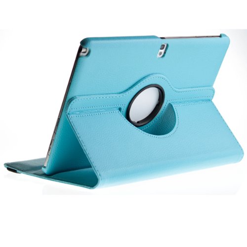 SVS-Trade Samsung Galaxy Note 2014 Edition 360 ° rotierbare Schutz Tasche Smart Cover 10.1 Zoll (Hellblau) - 2