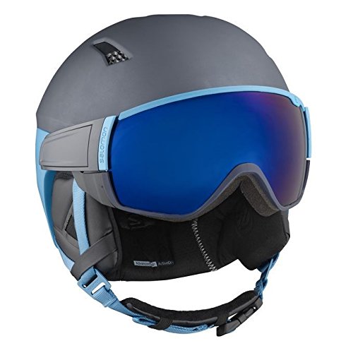 Salomon Herren Skihelm Driver+ schwarz/grau (718) S Salomon Herren Skihelm Driver+ schwarz/grau (718) S