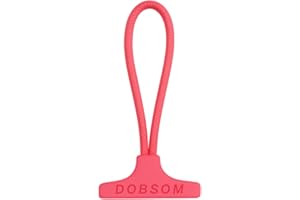 ‎DOBSOM T-Zippuller – 10er Pack – Reißverschluss-Hilfe für Kleidung und Taschen – Ideal bei Arthritis, Rheuma und eingeschränkter Handfunktion (Rot)