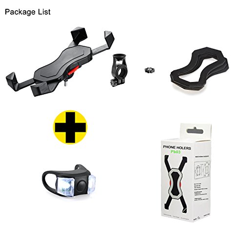 Fahrradhalterung,Dreamore Universal Fahrrad Handyhalterung Einklemmen an den vier Ecken mit 360 Grad drehbare FÃ¼r 3,5-6,5 Zoll Smartphone GPS Andere GerÃ¤te