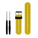 Produktbild Insense Black Soft Silicone Sport Style Replacement Smart Watch Band Strap with Pin Removal Tools for Garmin Forerunner 220/230/235/620/630/735 (Yellow Surface/Black)