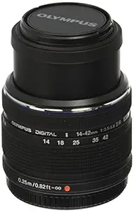 Olympus 14-42mm f/3.5-5.6 Ver. II R, Interchangeable Lens for Olympus/Panasonic Micro 4/3 Cameras, Black