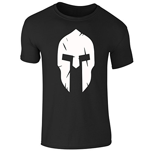 New Men's Spartan Helmet 300 Z Body Building Training Gym Wear Sports T Shirt Top Tee (Large) Black New Men's Spartan Helmet 300 Z Body Building Training Gym Wear Sports T Shirt Top Tee (Large) Black