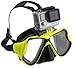 Produktbild Navitech Masque Vert de plongée Sous-Marine de plongée Avec le bâti Compatible Avec le Aokon Sports Cam Action Camera Wifi Waterproof Camera 1080P 12M HD