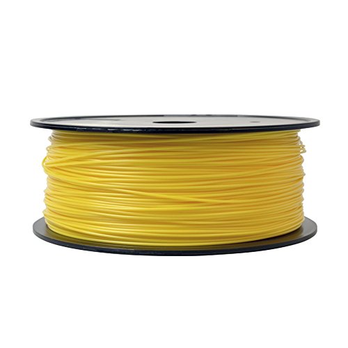 Firstcom ABS Filament (1kg Rolle) für 3D Drucker MakerBot RepRap Ultimaker u.v.m (1.75mm, gelb)