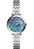 Fossil Damen-Armbanduhr Quarz One Size, braun, Silber