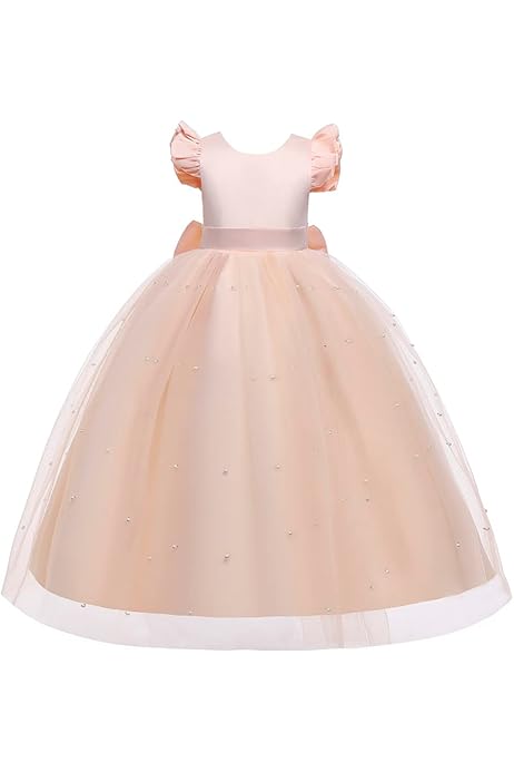 Robe Princesse Fille Amazon Robe Communion Communion Fille IYOU