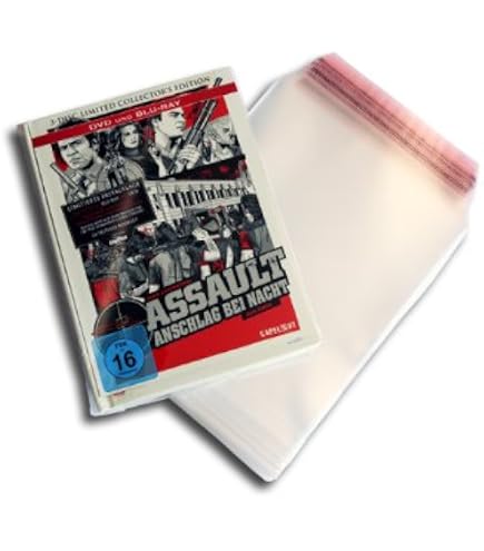 200St. Schutzhüllen für 4K Ultra HD Blu-ray Hüllen verschließbar mit Klappe klar 200St. Schutzhüllen für 4K Ultra HD Blu-ray Hüllen verschließbar mit Klappe klar