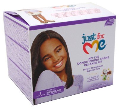 Just For Me No-Lye Conditioning Creme Relaxer Kit, Regular